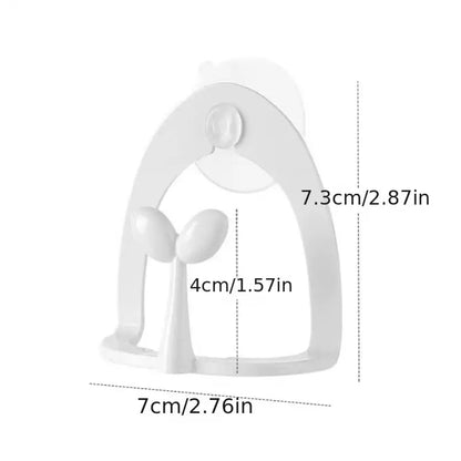Suction-Cup Sink Sponge Rack