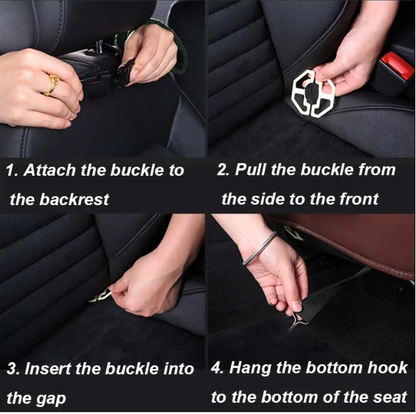 Car Seat Organizer with Foldable Table