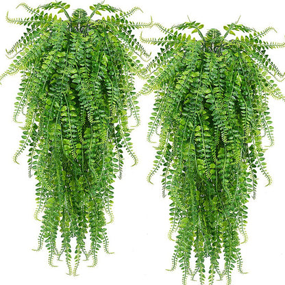 Artificial Hanging Fern Plant