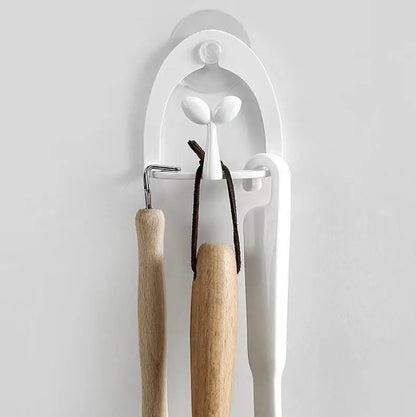 Suction-Cup Sink Sponge Rack