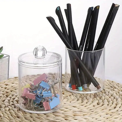 3-Piece Cotton Pad & Swab Organiser Set
