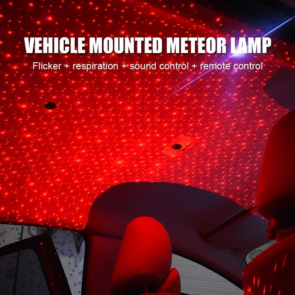 USB Starry Sky Ambient Car Light