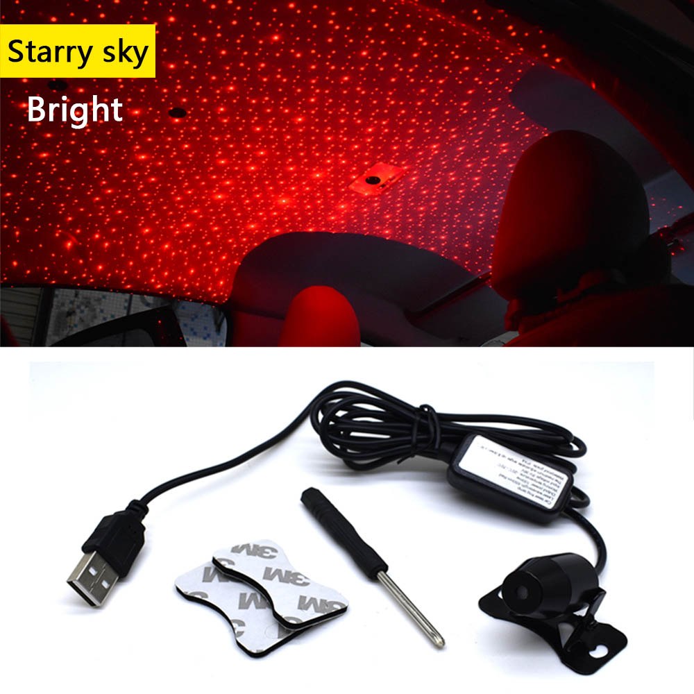 USB Starry Sky Ambient Car Light