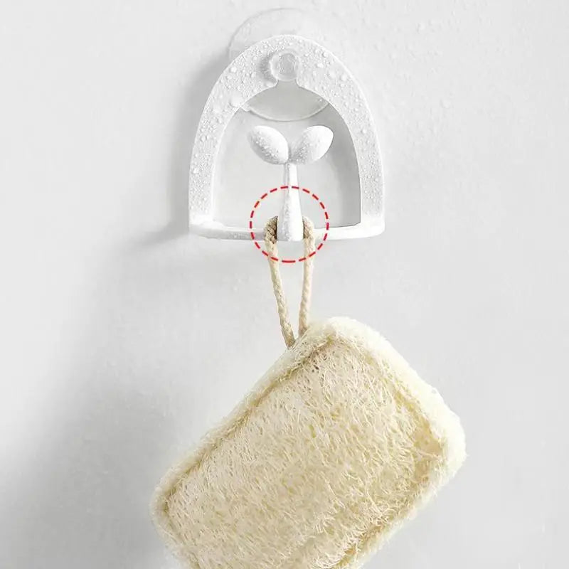 Suction-Cup Sink Sponge Rack