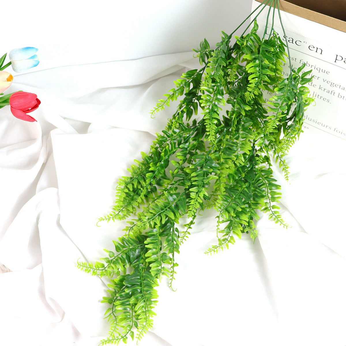 Artificial Hanging Fern Plant