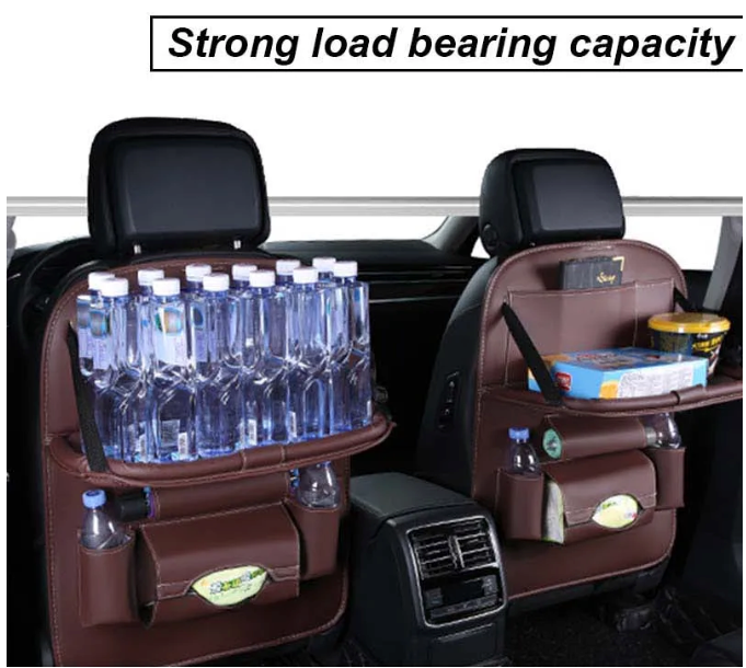 Car Seat Organizer with Foldable Table